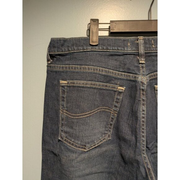 Lee Relaxed Bootcut Denim Jeans Women's 14M Dark Blue - Picture 7 of 14